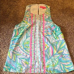 Colorful Sleeveless Top- lily pulitzer, size small